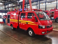 東風雙排1噸藍牌水罐消防車